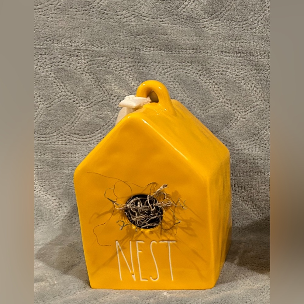 Rae Dunn Nest Birdhouse 🐦💛